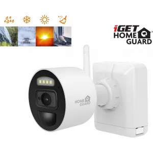 iGET HOMEGUARD HGNVK88002P - Kamerový systém s batériovými kamerami FullHD, sada 2 kamier + rekordér NVR