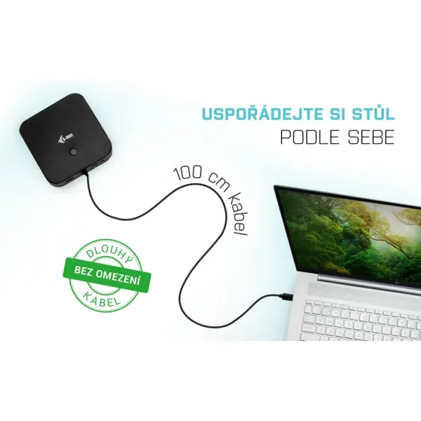 i-tec dokovacia stanica iTec USB-C HDMI DP, Power Delivery 100 W