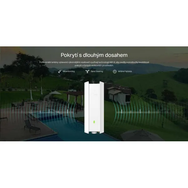 TP-Link EAP610-Outdoor [Prístupový bod AX1800 s WiFi 6 na vnútorné a vonkajšie použitie]