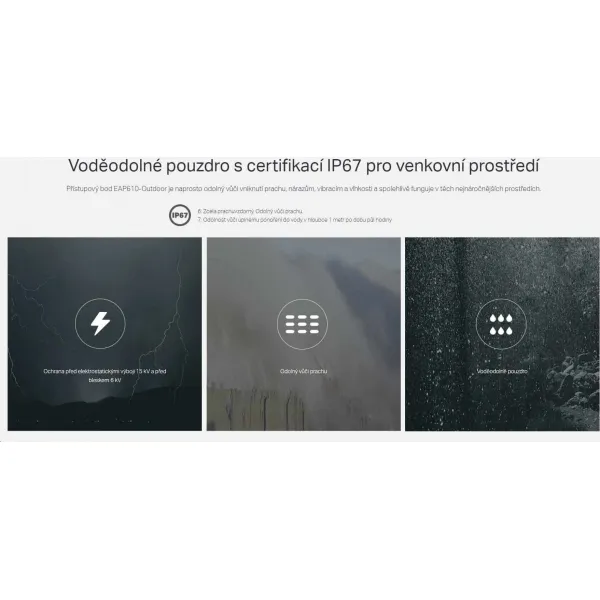 TP-Link EAP610-Outdoor [Prístupový bod AX1800 s WiFi 6 na vnútorné a vonkajšie použitie]