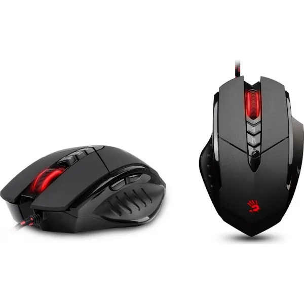 A4Tech Myš Bloody V7, 3200DPI, optická, 7tl., drátová USB, černá, herní, V-Track, LAGLESS SHOTING, CORE 2