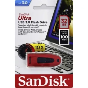 SanDisk Ultra USB 3.0 32 GB červená 85235110