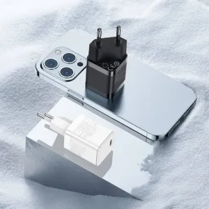 Baseus Quick Nabíjací adaptér USB-C 30W, Čierny