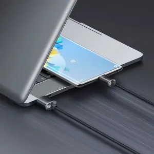 Baseus Crystal Shine Series USB-A/USB-C 100W 1,2 m nabíjací/dátový kábel, čierny
