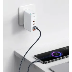 Baseus Crystal Shine Series USB-A/USB-C 100W 1,2 m nabíjací/dátový kábel, čierny