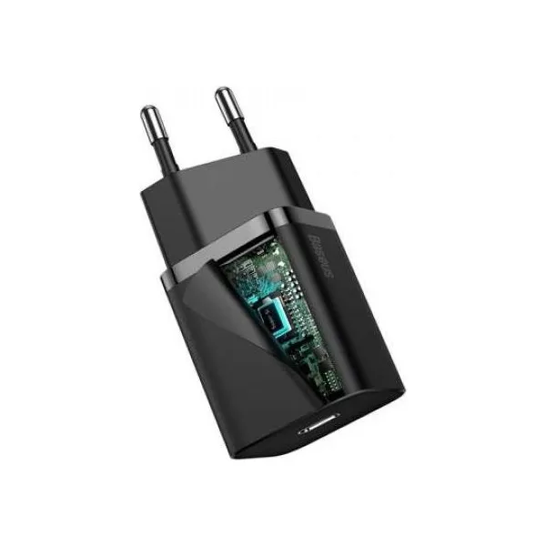 Baseus Super SI sada adaptéra USB-C 20W a kábla USB-C na Lightning 1 m, čierna