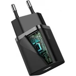 Baseus Super SI sada adaptéra USB-C 20W a kábla USB-C na Lightning 1 m, čierna