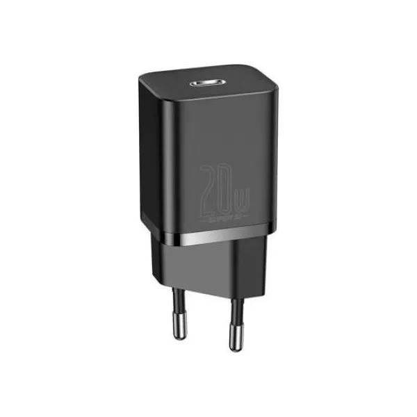 Baseus Super SI sada adaptéra USB-C 20W a kábla USB-C na Lightning 1 m, čierna