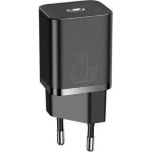 Baseus Super SI sada adaptéra USB-C 20W a kábla USB-C na Lightning 1 m, čierna