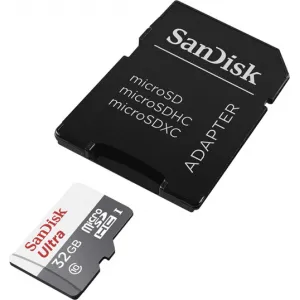 SanDisk Ultra microSDHC 32 GB 100 MB/s Class 10 UHS-I, s adaptérom