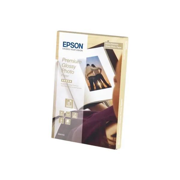 Epson Premium Glossy Photo Paper, foto papír, lesklý, bílý, Stylus Color, Photo, Pro, 10x15cm,