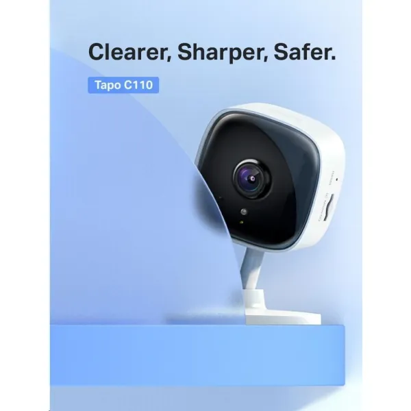 TP-Link Tapo C110 domácí/indoor kamera, (3MP, 1296p, WiFi, IR 10m, microSD)
