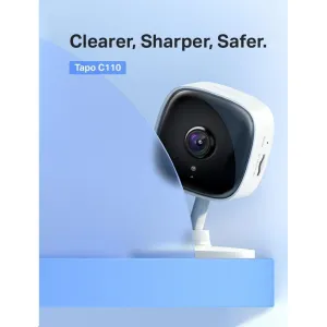 TP-Link Tapo C110 domácí/indoor kamera, (3MP, 1296p, WiFi, IR 10m, microSD)