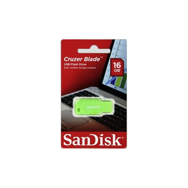 SanDisk FlashPen-Cruzer™ Blade 16 GB, elektrická zelená 85235110