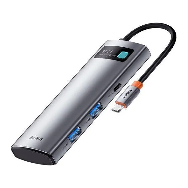 Adaptér 7w1 Baseus Hub USB-C na 2x USB 3.0 + HDMI + USB-C PD 030395