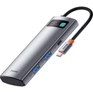 Adaptér 7w1 Baseus Hub USB-C na 2x USB 3.0 + HDMI + USB-C PD 030395