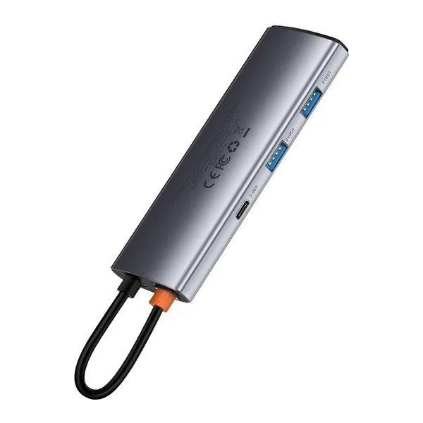 Adaptér 7w1 Baseus Hub USB-C na 2x USB 3.0 + HDMI + USB-C PD 030395