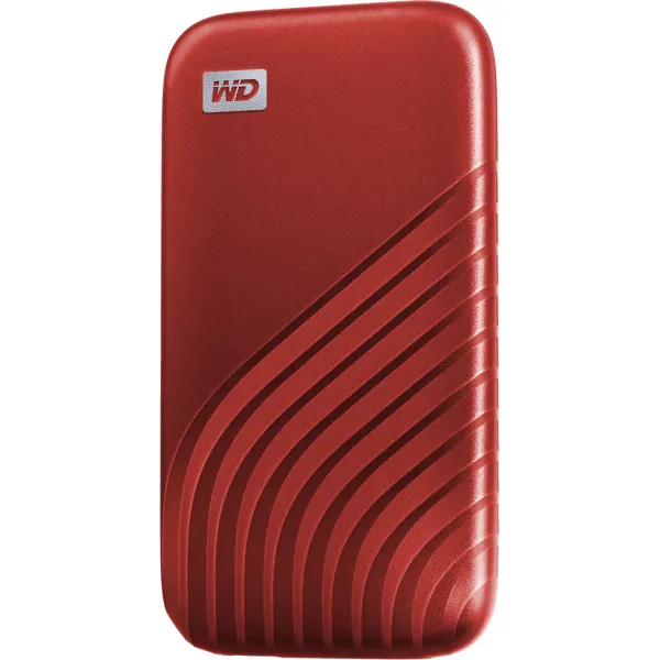 SanDisk WD My Passport SSD externý 1TB , USB-C 3.2 , 1050/1000MB/s R/W PC a Mac , červená