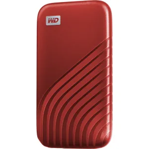 SanDisk WD My Passport SSD externý 1TB , USB-C 3.2 , 1050/1000MB/s R/W PC a Mac , červená