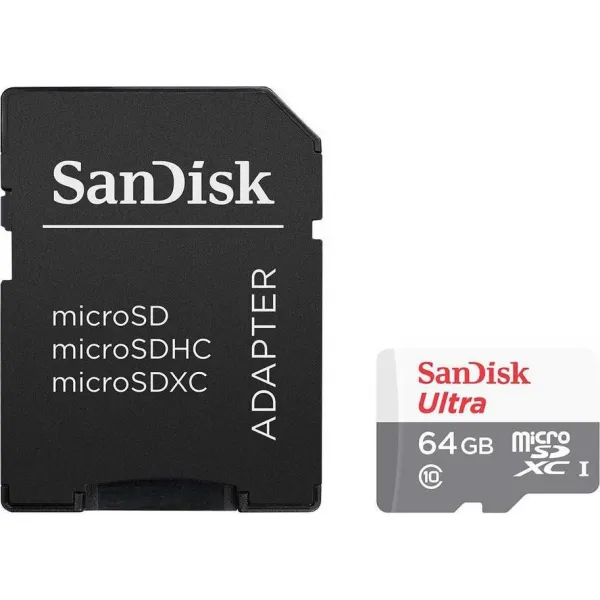 SanDisk Ultra microSDXC 64 GB 100 MB/s Class 10 UHS-I, s adaptérom 85235110