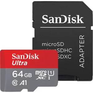 Pamäťová karta SanDisk ULTRA ANDROID microSDXC 64 GB 140 MB/s A1 Class 10 UHS-I + ADAPTÉR 047105