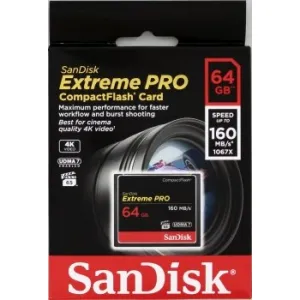 SanDisk Extreme Pro CF 64 GB 160 MB/s VPG 65, UDMA 7 85235110