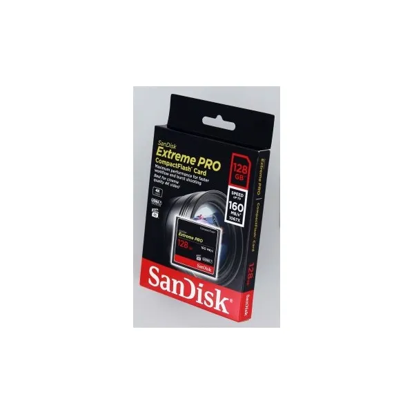 SanDisk Extreme Pro CF 128 GB 160 MB/s VPG 65, UDMA 7 85235110