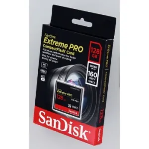 SanDisk Extreme Pro CF 128 GB 160 MB/s VPG 65, UDMA 7 85235110