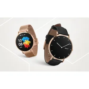Garett Electronics Garett Smartwatch Verona zlatá, černý řemínek