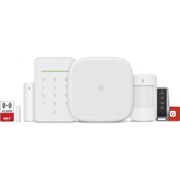 iGET SECURITY M5-4G Premium - Inteligentný 4G/WiFi/LAN alarm, ovládanie kamier a zásuviek, Android, iOS