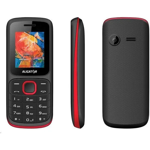 ALIGATOR D210 Dual sim černo-červený