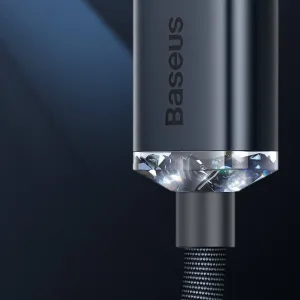 Kábel USB do Lightning Baseus Crystal Shine, 2,4 A, 1,2 m (černý) 030321