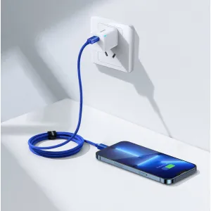 Kábel USB-C do Lightning Baseus Crystal, 20W, 1,2m (niebieski) 030328
