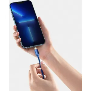 Kábel USB-C do Lightning Baseus Crystal, 20W, 1,2m (niebieski) 030328