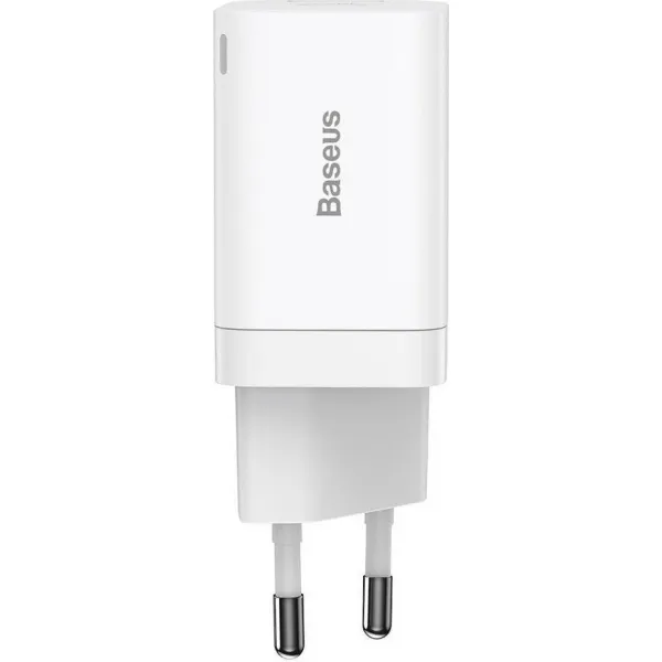 Baseus Quick Nabíjačka USB-A/ USB-C 30W, Biela