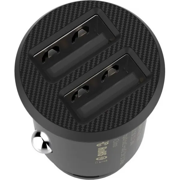 Baseus Grain 2x USB 5V 3,1A nabíjačka do auta (čierna) 016534
