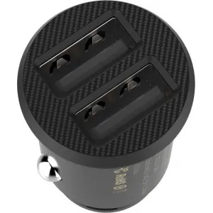 Baseus Grain 2x USB 5V 3,1A nabíjačka do auta (čierna) 016534