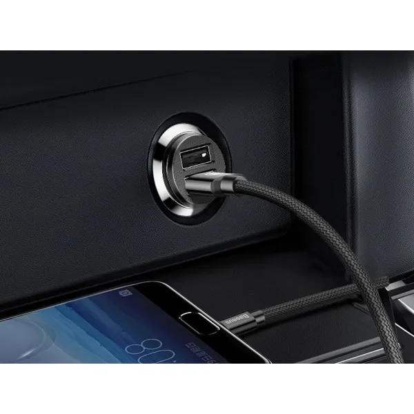 Baseus Grain 2x USB 5V 3,1A nabíjačka do auta (čierna) 016534