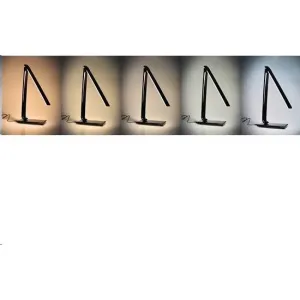 Solight Stolná lampička stmievateľná, čierna 