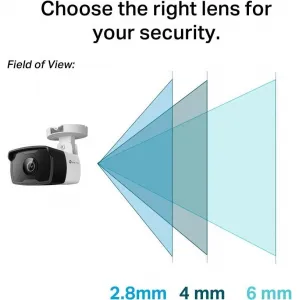 TP-Link VIGI C330I(6mm) 3MP, Bullet, PoE, IR 30m