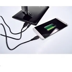 Solight Stolná lampička stmievateľná, čierna 