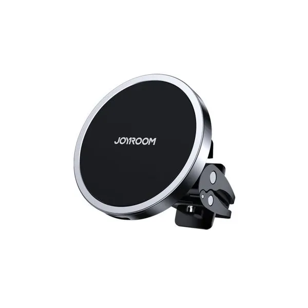 Joyroom Car Mount bezdrôtový Charger MagSafe Clamp Holder (Air Outlet Verison) 4.5-6.7 inch, 15W, čierna (JR-ZS240-AIR)