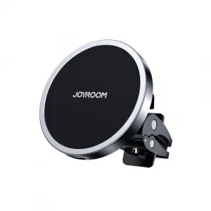 Joyroom Car Mount bezdrôtový Charger MagSafe Clamp Holder (Air Outlet Verison) 4.5-6.7 inch, 15W, čierna (JR-ZS240-AIR)