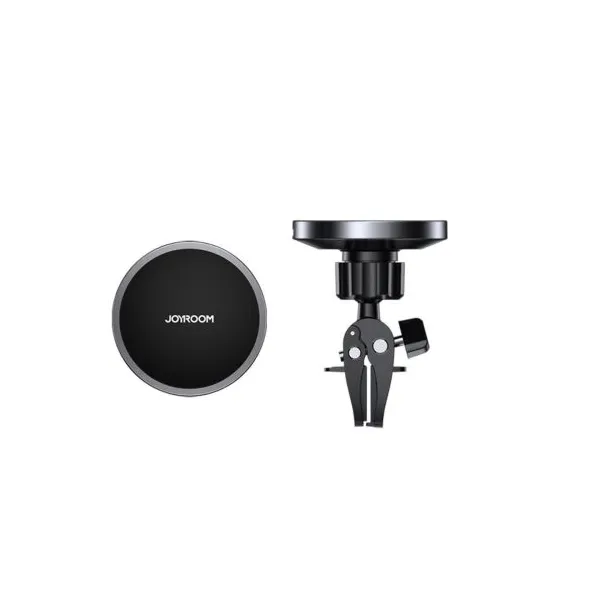 Joyroom Car Mount bezdrôtový Charger MagSafe Clamp Holder (Air Outlet Verison) 4.5-6.7 inch, 15W, čierna (JR-ZS240-AIR)