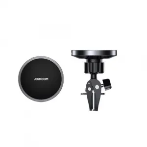 Joyroom Car Mount bezdrôtový Charger MagSafe Clamp Holder (Air Outlet Verison) 4.5-6.7 inch, 15W, čierna (JR-ZS240-AIR)