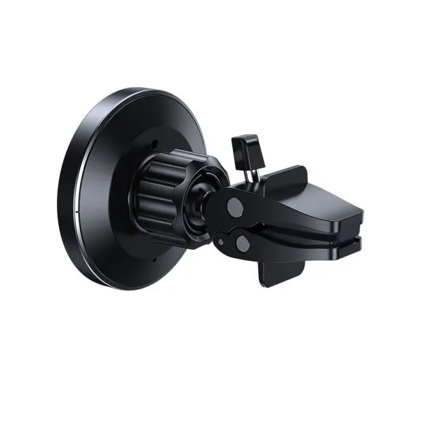 Joyroom Car Mount bezdrôtový Charger MagSafe Clamp Holder (Air Outlet Verison) 4.5-6.7 inch, 15W, čierna (JR-ZS240-AIR)