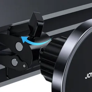 Joyroom Car Mount bezdrôtový Charger MagSafe Clamp Holder (Air Outlet Verison) 4.5-6.7 inch, 15W, čierna (JR-ZS240-AIR)