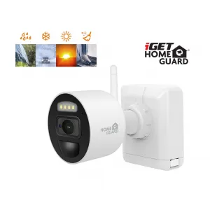 iGET HOMEGUARD HGNVK88002P - Kamerový systém s batériovými kamerami FullHD, sada 2 kamier + rekordér NVR