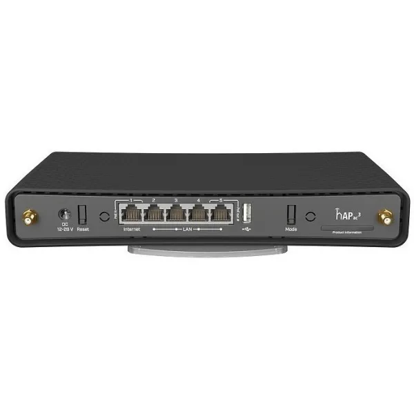 MikroTik RBD53iG-5HacD2HnD, hAP ac3, 716MHz CPU, 256MB RAM, USB, 5x LAN,Wi-Fi 2.4GHz + 5 GHz, PoE, vrátane. L4