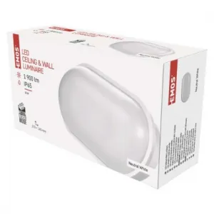 EMOS Lighting LED prisadené svietidlo QARI, oválné biele 20W neutrálna b., IP65